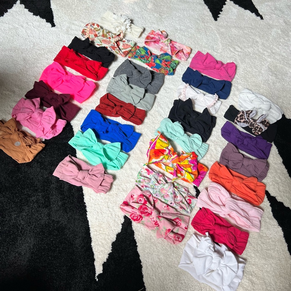 Baby bling bows